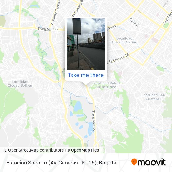 Estación Socorro (Av. Caracas - Kr 15) map