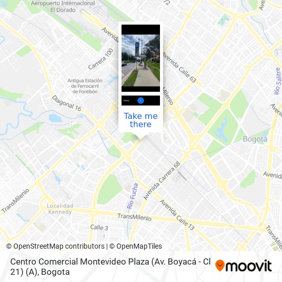Centro Comercial Montevideo Plaza (Av. Boyacá - Cl 21) (A) map