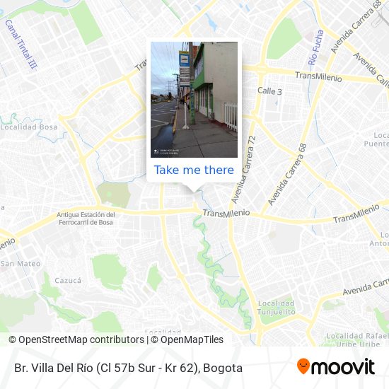 Br. Villa Del Río (Cl 57b Sur - Kr 62) map
