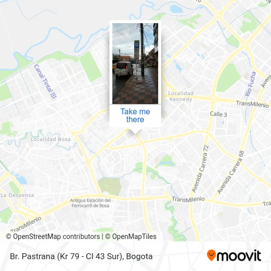 Mapa de Br. Pastrana (Kr 79 - Cl 43 Sur)