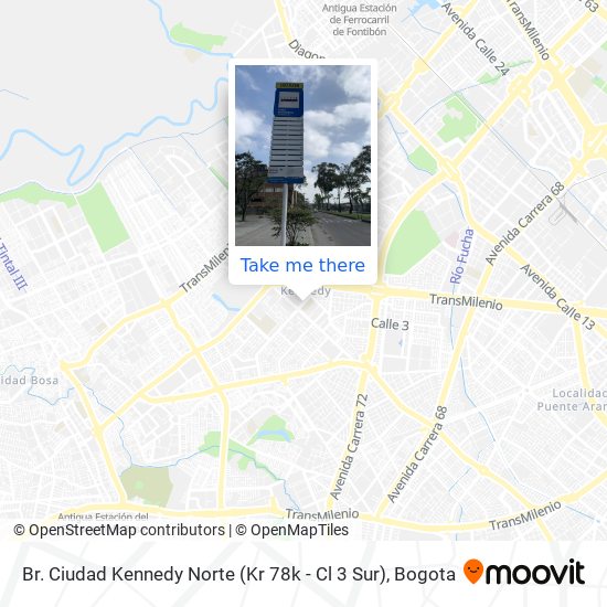 Br. Ciudad Kennedy Norte (Kr 78k - Cl 3 Sur) map