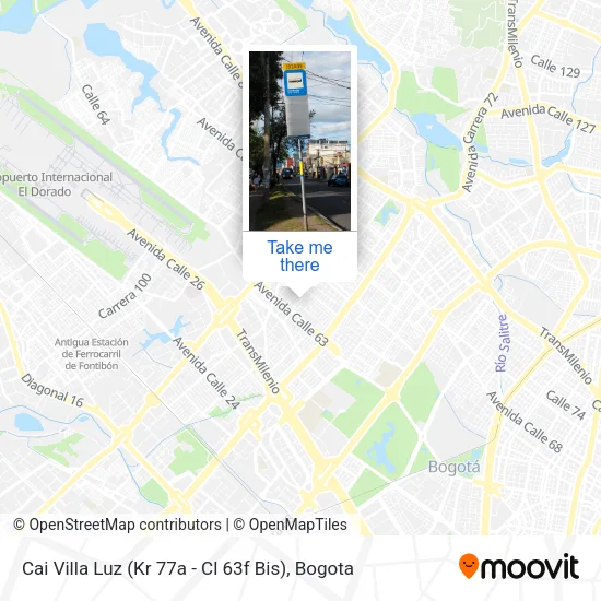 Mapa de Cai Villa Luz (Kr 77a - Cl 63f Bis)