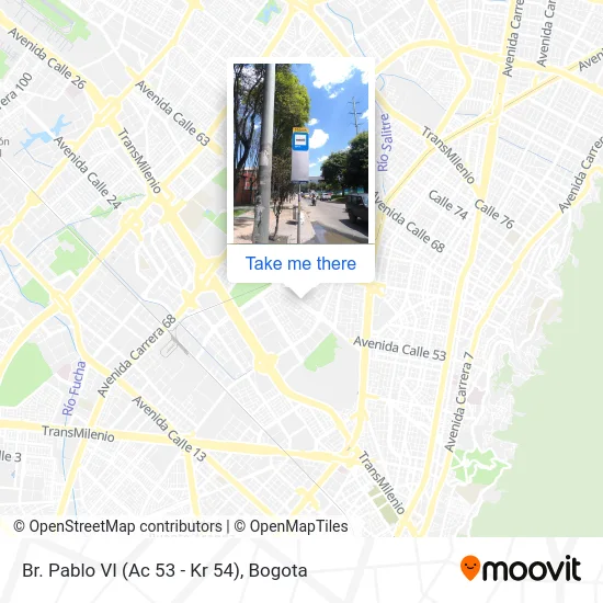 Br. Pablo VI (Ac 53 - Kr 54) map