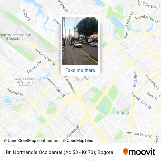 Br. Normandía Occidental (Ac 53 - Kr 73) map