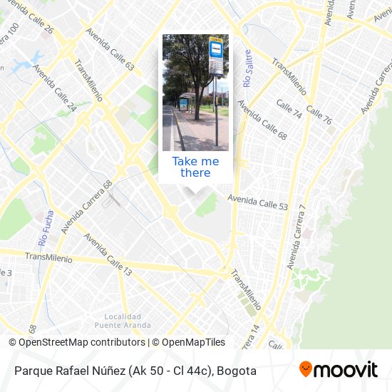 Parque Rafael Núñez (Ak 50 - Cl 44c) map