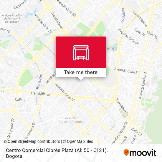 Centro Comercial Ciprés Plaza (Ak 50 - Cl 21) map