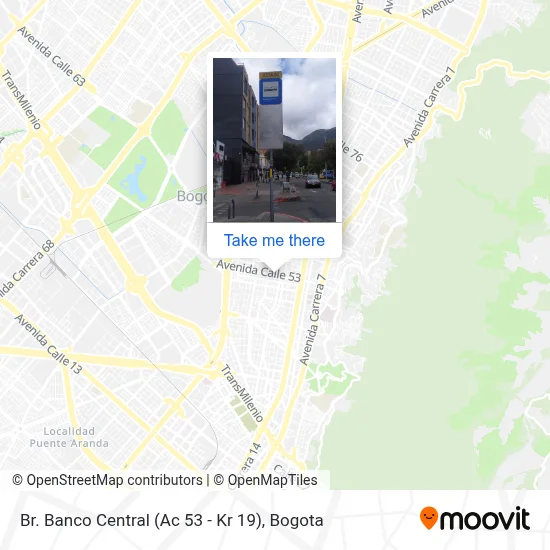 Br. Banco Central (Ac 53 - Kr 19) map