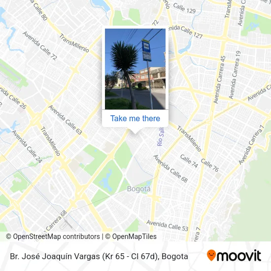 Mapa de Br. José Joaquín Vargas (Kr 65 - Cl 67d)