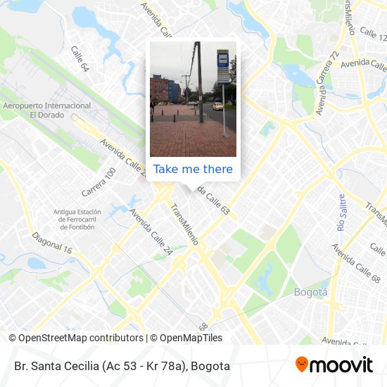 Mapa de Br. Santa Cecilia (Ac 53 - Kr 78a)