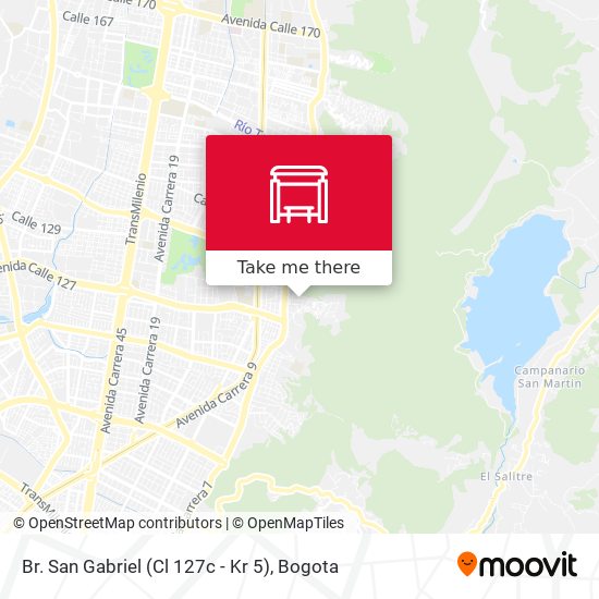 Mapa de Br. San Gabriel (Cl 127c - Kr 5)