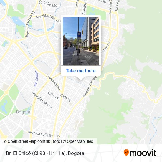 Br. El Chicó (Cl 90 - Kr 11a) map