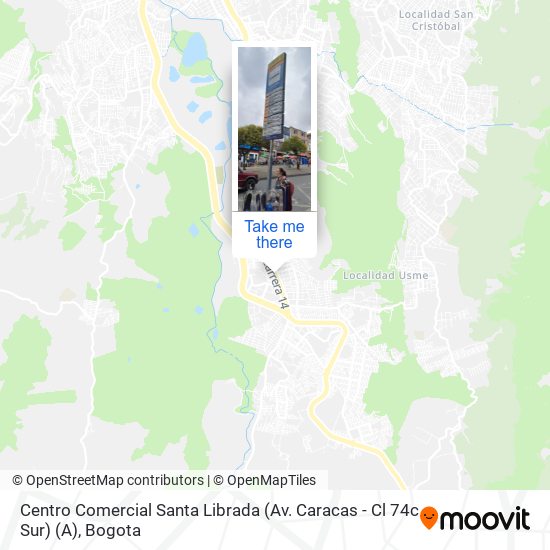 Centro Comercial Santa Librada (Av. Caracas - Cl 74c Sur) (A) map
