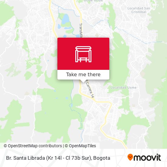 Mapa de Br. Santa Librada (Kr 14l - Cl 73b Sur)