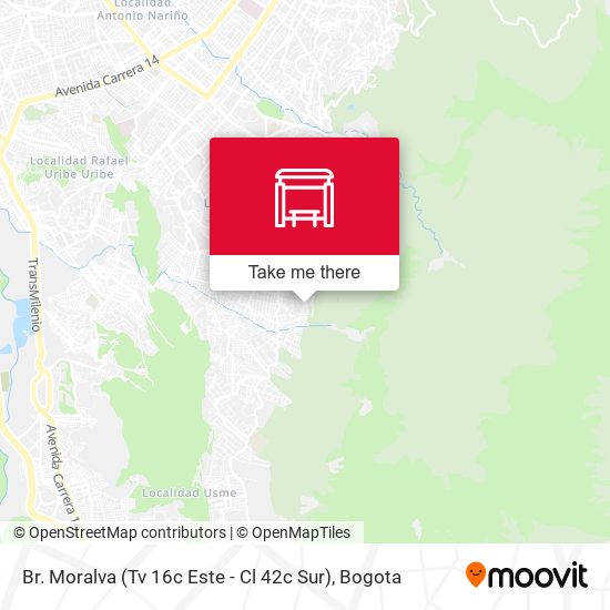 Br. Moralva (Tv 16c Este - Cl 42c Sur) map