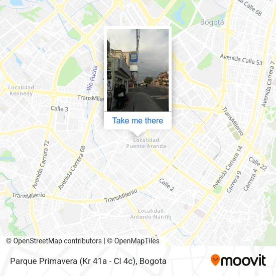 Parque Primavera (Kr 41a - Cl 4c) map