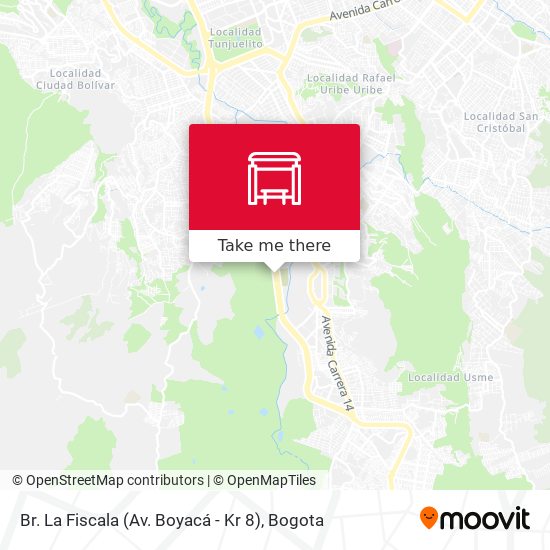 Br. La Fiscala (Av. Boyacá - Kr 8) map