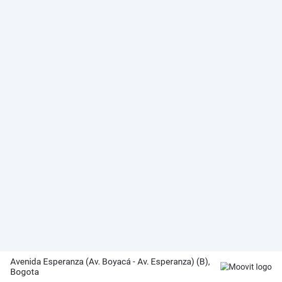 Avenida Esperanza (Av. Boyacá - Av. Esperanza) (B) map