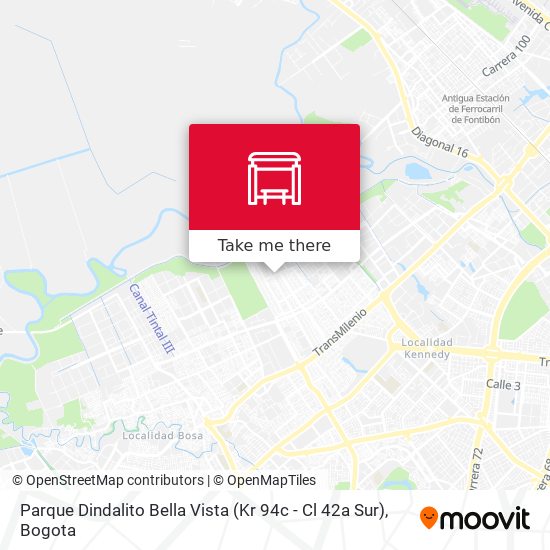 Parque Dindalito Bella Vista (Kr 94c - Cl 42a Sur) map