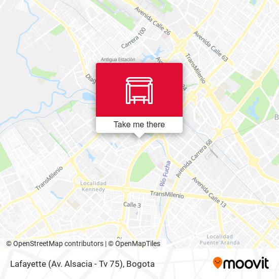 Lafayette (Av. Alsacia - Tv 75) map