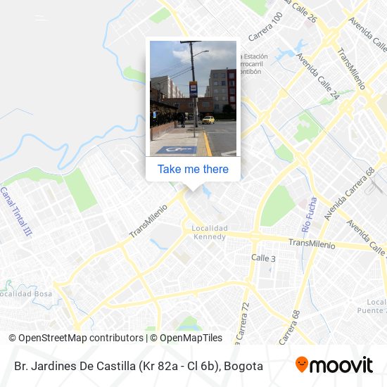 Br. Jardines De Castilla (Kr 82a - Cl 6b) map