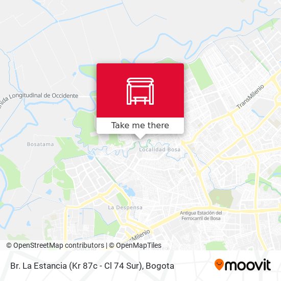 Br. La Estancia (Kr 87c - Cl 74 Sur) map