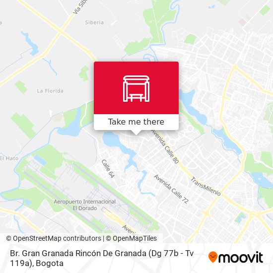 Br. Gran Granada Rincón De Granada (Dg 77b - Tv 119a) map