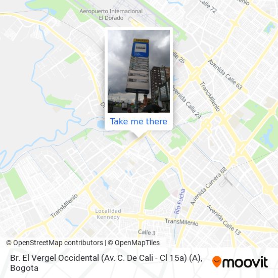 Br. El Vergel Occidental (Av. C. De Cali - Cl 15a) (A) map