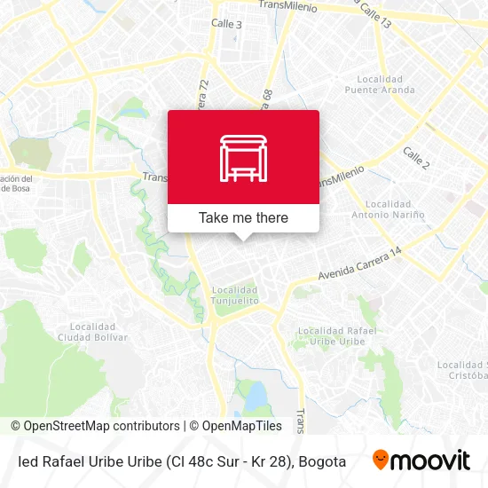 Ied Rafael Uribe Uribe (Cl 48c Sur - Kr 28) map