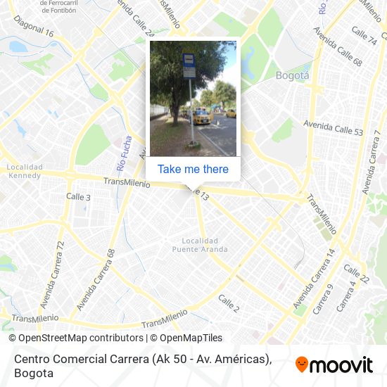 Centro Comercial Carrera (Ak 50 - Av. Américas) map