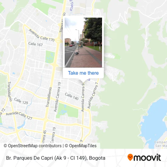 Mapa de Br. Parques De Capri (Ak 9 - Cl 149)