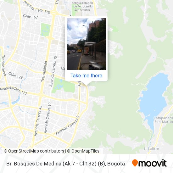 Br. Bosques De Medina (Ak 7 - Cl 132) (B) map