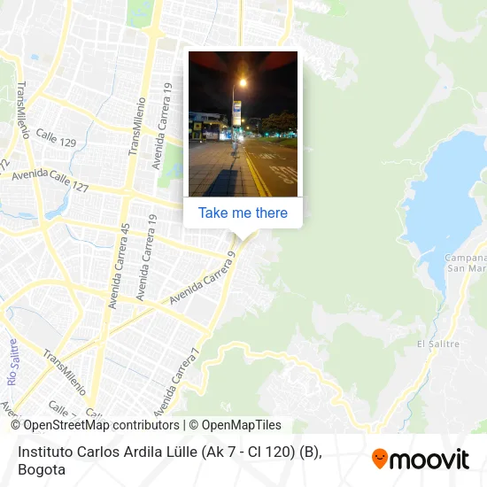 Mapa de Instituto Carlos Ardila Lülle (Ak 7 - Cl 120) (B)