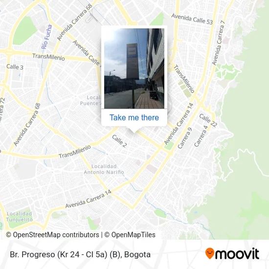 Br. Progreso (Kr 24 - Cl 5a) (B) map