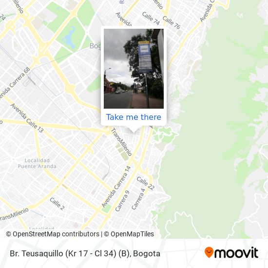 Br. Teusaquillo (Kr 17 - Cl 34) (B) map