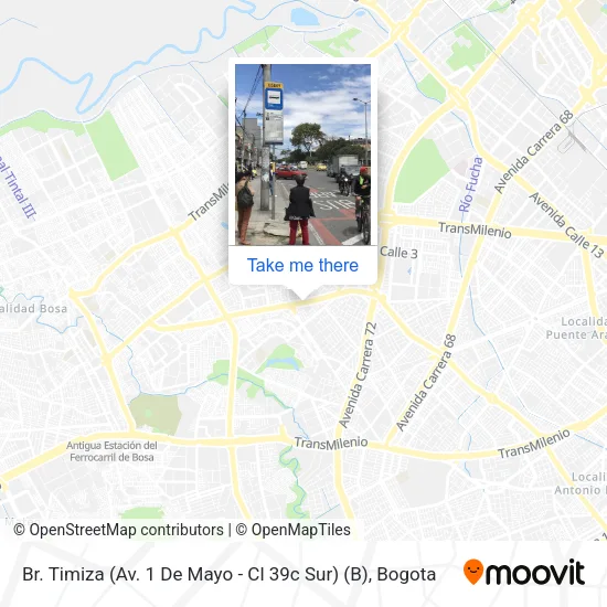 Br. Timiza (Av. 1 De Mayo - Cl 39c Sur) (B) map