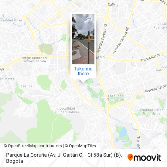 Parque La Coruña (Av. J. Gaitán C. - Cl 58a Sur) (B) map