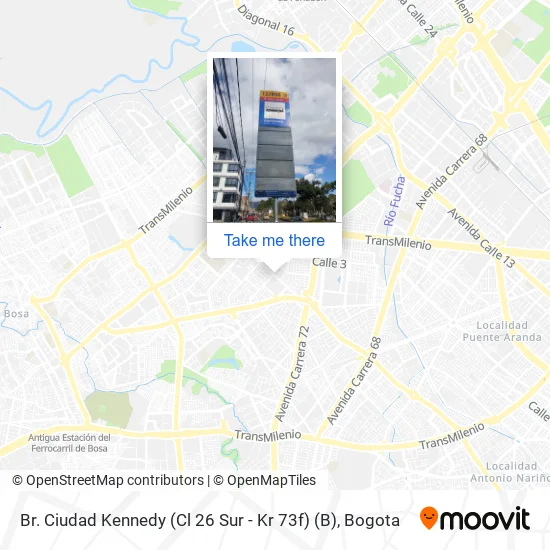 Mapa de Br. Ciudad Kennedy (Cl 26 Sur - Kr 73f) (B)