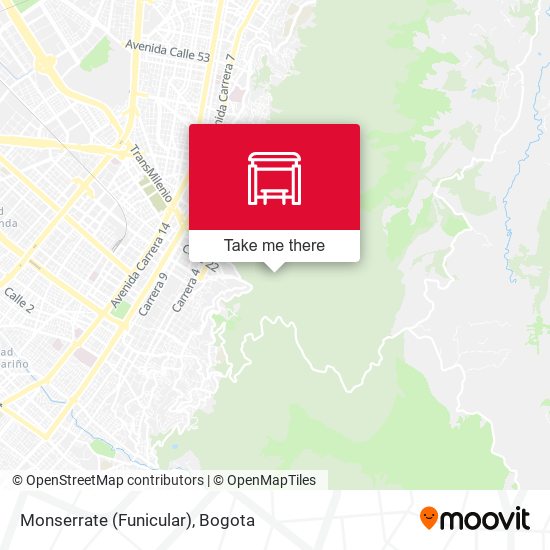 Monserrate (Funicular) map