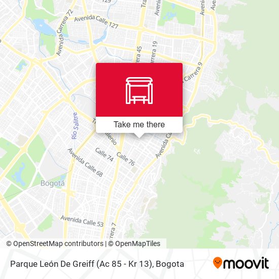 Mapa de Parque León De Greiff (Ac 85 - Kr 13)