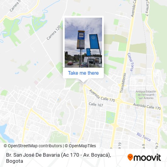 Br. San José De Bavaria (Ac 170 - Av. Boyacá) map