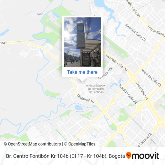 Br. Centro Fontibón Kr 104b (Cl 17 - Kr 104b) map