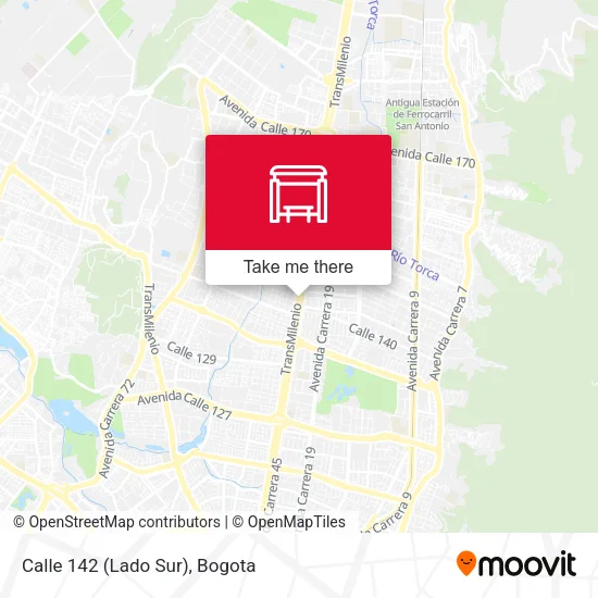 Calle 142 (Lado Sur) map