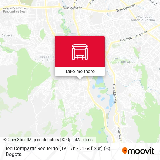 Ied Compartir Recuerdo (Tv 17n - Cl 64f Sur) (B) map