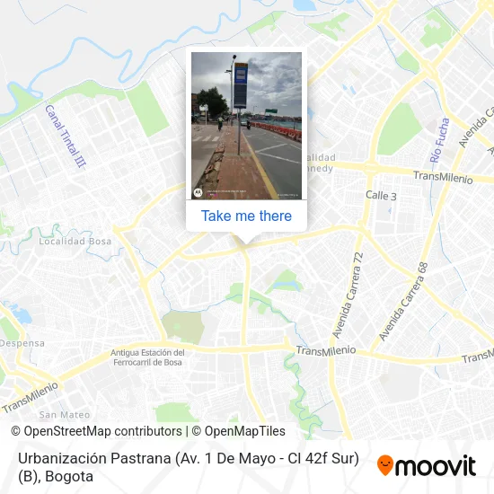 Urbanización Pastrana (Av. 1 De Mayo - Cl 42f Sur) (B) map