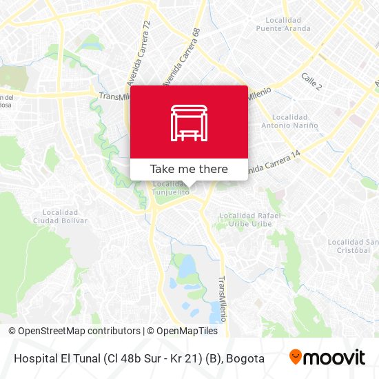 Hospital El Tunal (Cl 48b Sur - Kr 21) (B) map