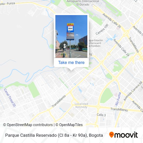Parque Castilla Reservado (Cl 8a - Kr 90a) map