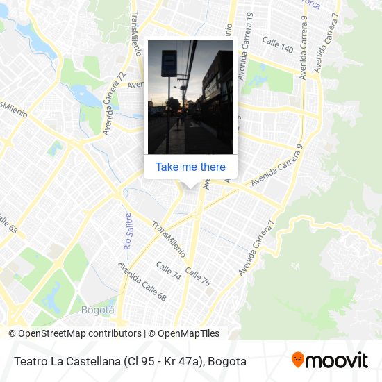 Teatro La Castellana (Cl 95 - Kr 47a) map
