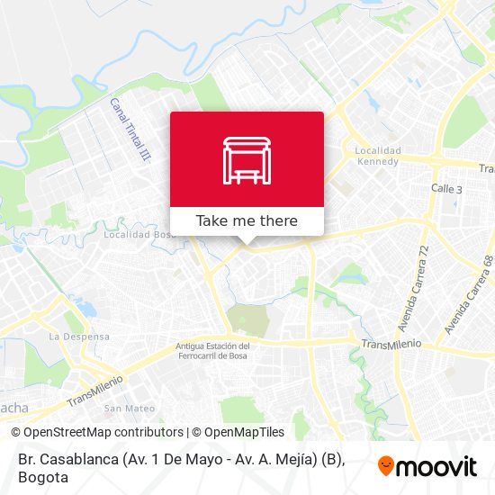 Br. Casablanca (Av. 1 De Mayo - Av. A. Mejía) (B) map