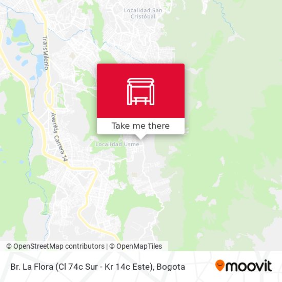 Br. La Flora (Cl 74c Sur - Kr 14c Este) map