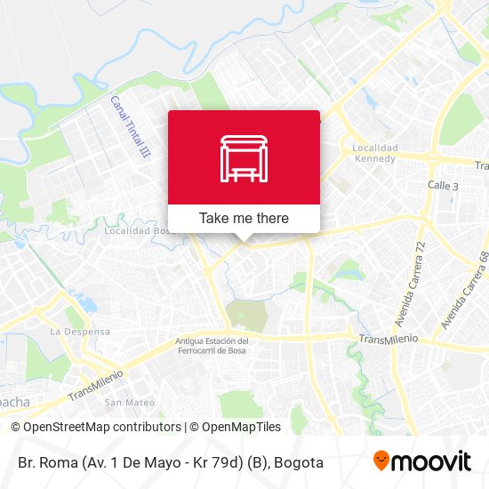 Br. Roma (Av. 1 De Mayo - Kr 79d) (B) map